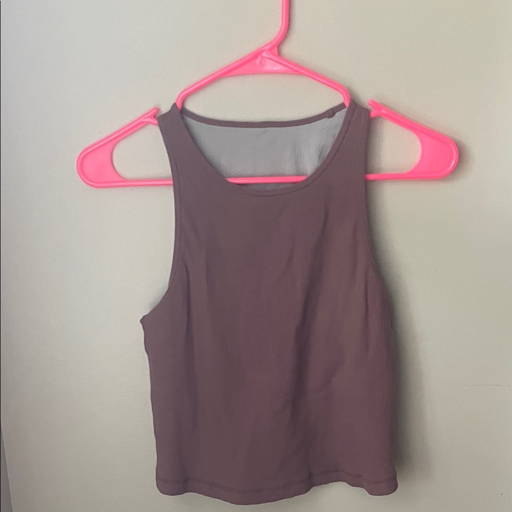 Vuori Brown Workout Top